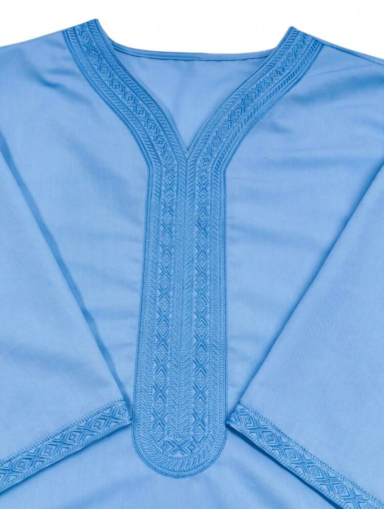 Qamis Homme Léger Bleu