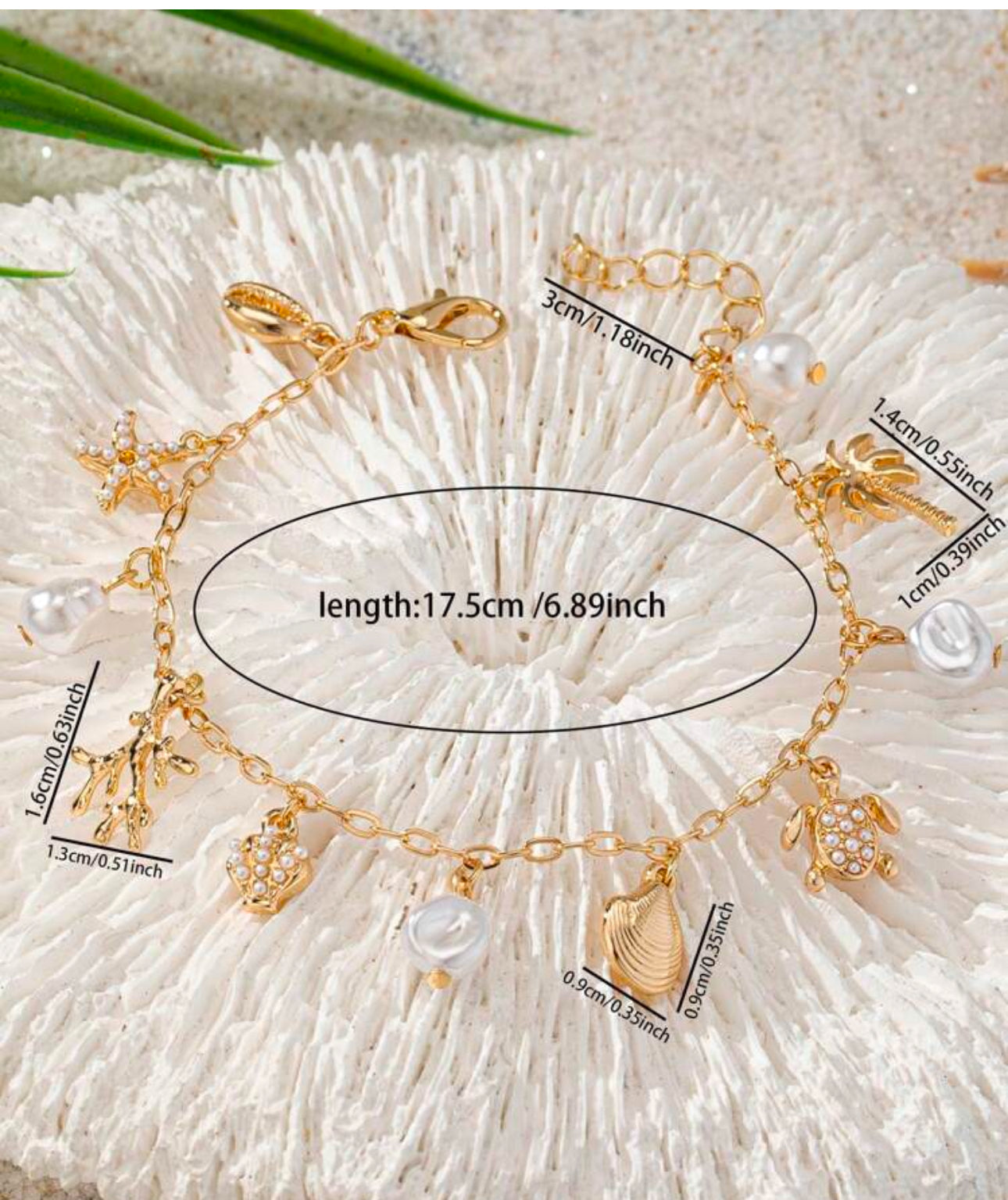 Bracelet Charms Coquillage – Évasion Plage & Soleil