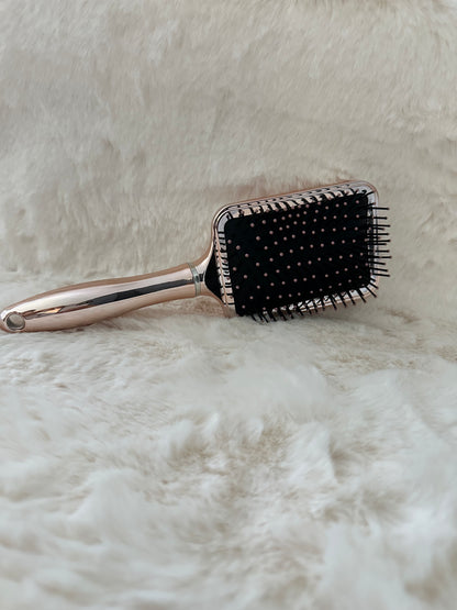 Metal Rectangle Hairbrush