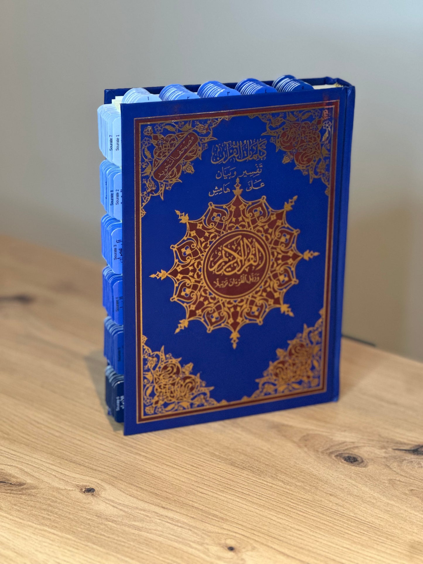 Service Pose d’onglets Sourates (délai 3 semaines)