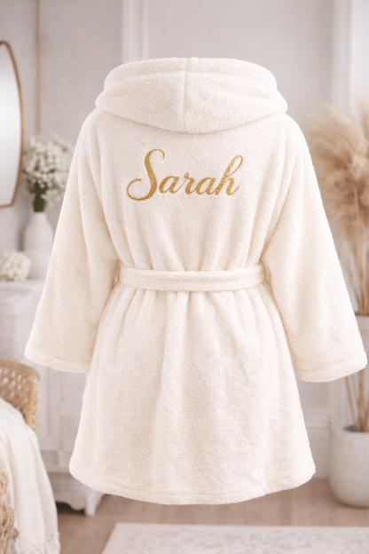 Peignoir Pilou personnalisé taille unique