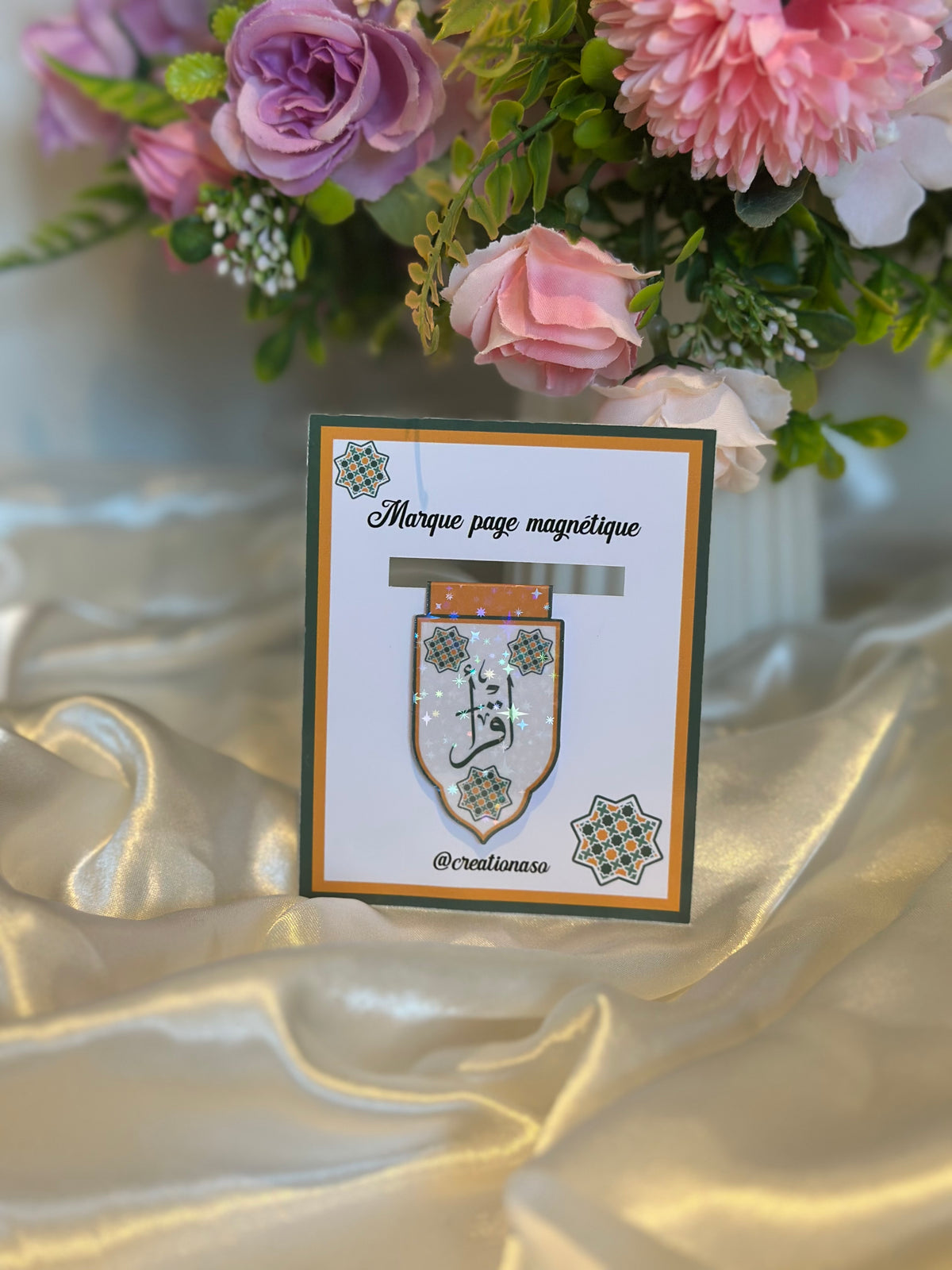 Marque page magnétique holographique إقرأ Iqra