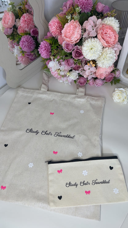 Tote bag Study Sabr Tawakkul- Inspire ta journée avec foi