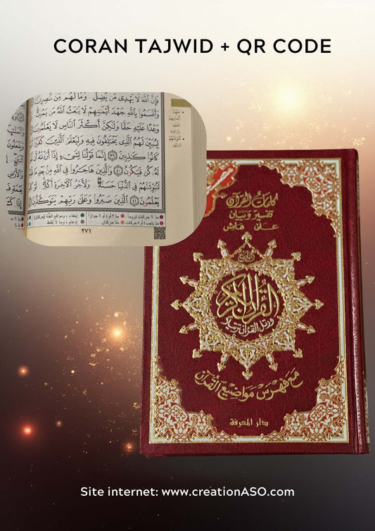 Coran Tajwid Qr Code 17x24cm