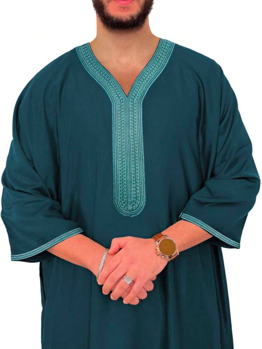 Qamis Vert Sapin Homme léger