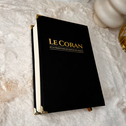 Coran Tawbah Arabe Français avec Angles Dorés Renforcés – Un Trésor à Préserver