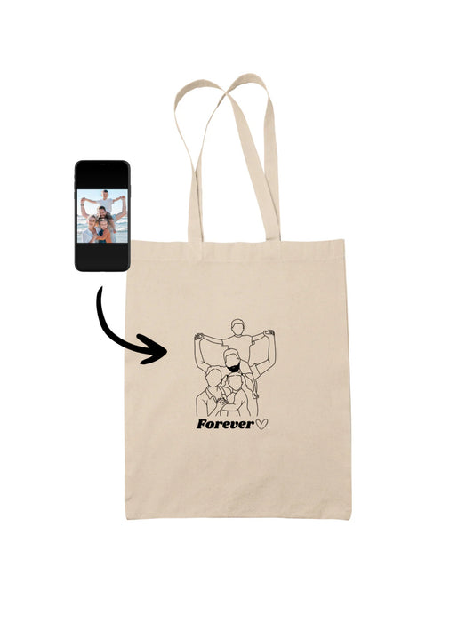 Totebag personnalisé avec illustration – Alliez style et praticité