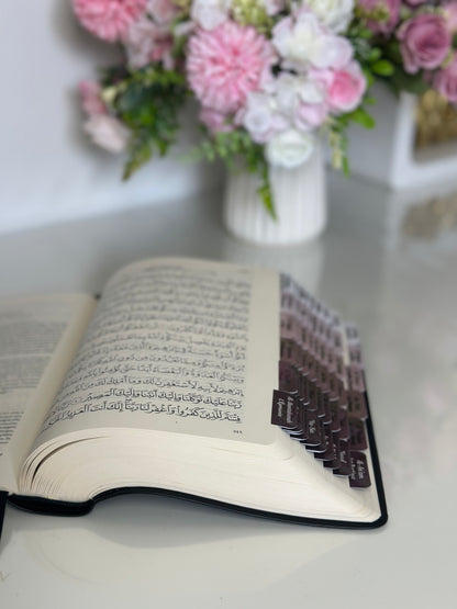 Onglets Coran Sourates Chocolat