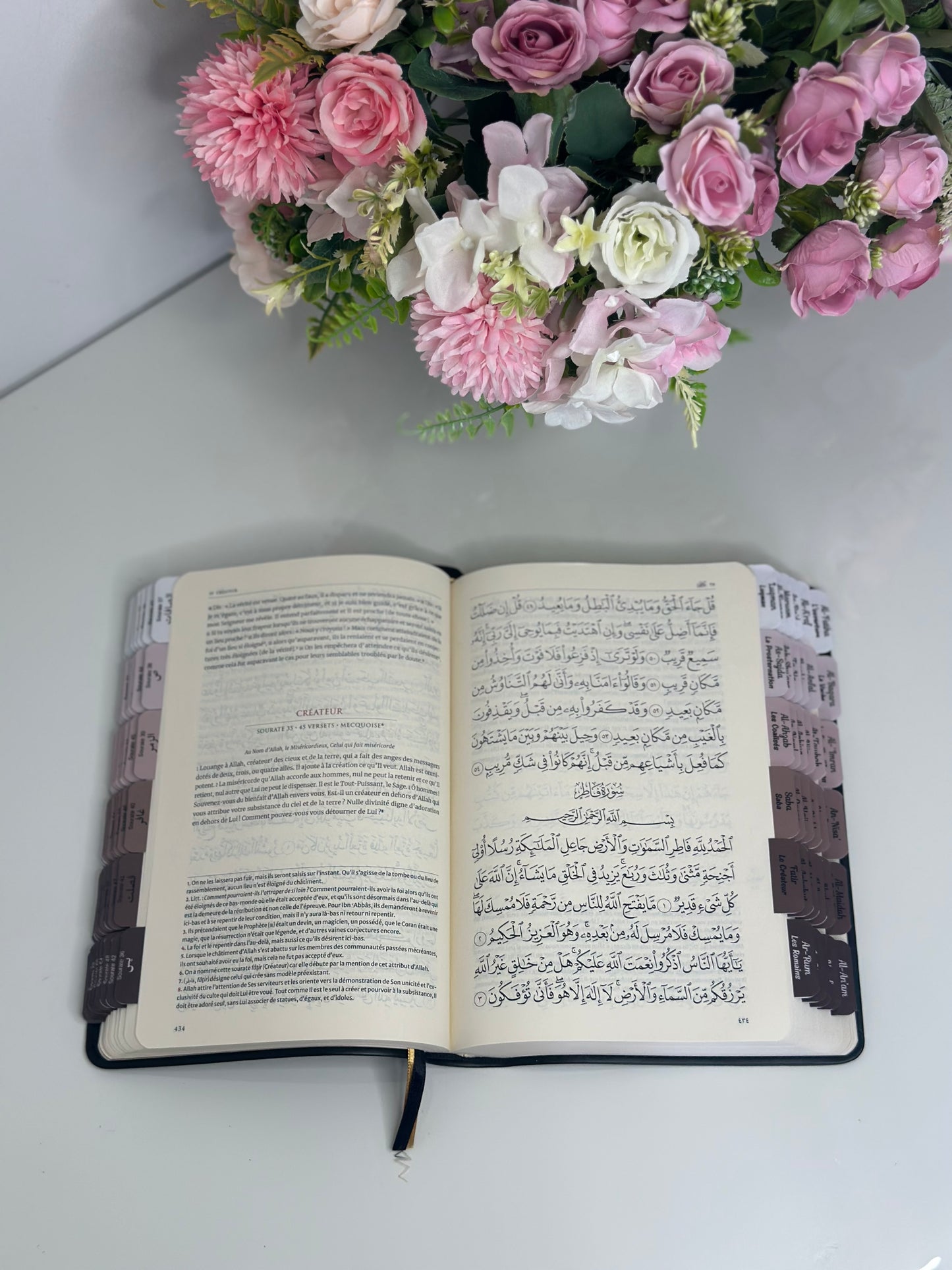 Onglets Coran Sourates Chocolat