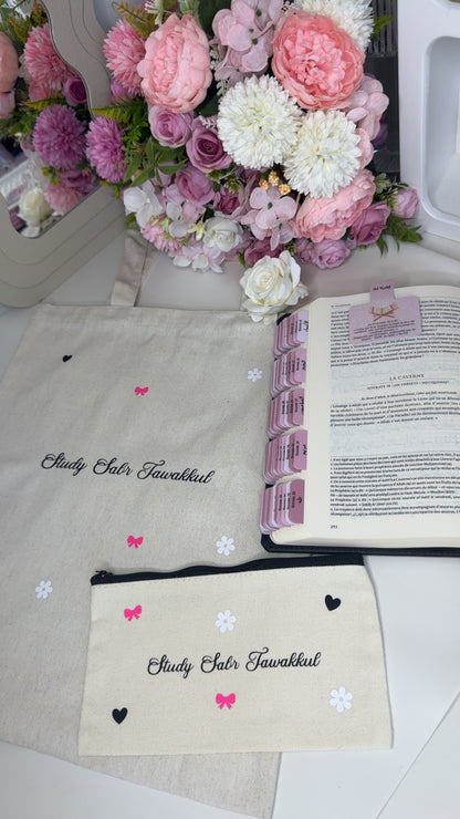 Tote bag Study Sabr Tawakkul- Inspire ta journée avec foi
